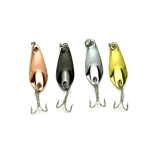 

1 pcs Fishing Lures Spoons Metal Bait Sinking Bass Trout Pike Bait Casting Freshwater Fishing Lure Fishing Metal / Trolling & Boat Fishing