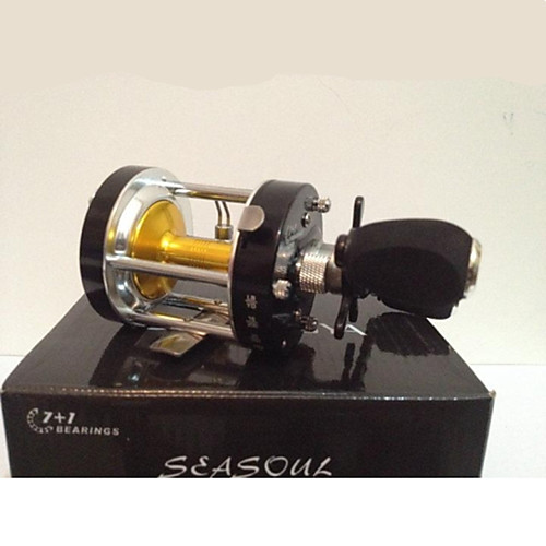 

Fishing Reel Conventional / Trolling Reel 5.2:1 Gear Ratio8 Ball Bearings Sea Fishing / Trolling & Boat Fishing / Right-handed / Left-handed