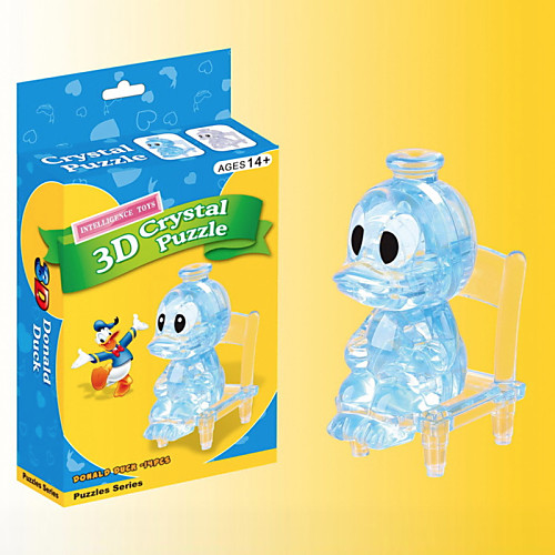 

Duck 3D Puzzle Wooden Puzzle Crystal Puzzle Wooden Model ABS Kid's Adults' Toy Gift