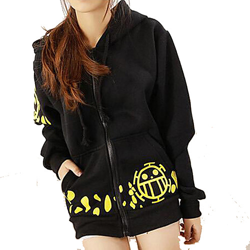 

Inspired by One Piece Trafalgar Law Anime Cosplay Costumes Japanese Cosplay Hoodies Print Long Sleeve Top More Accessories For Men's Women's