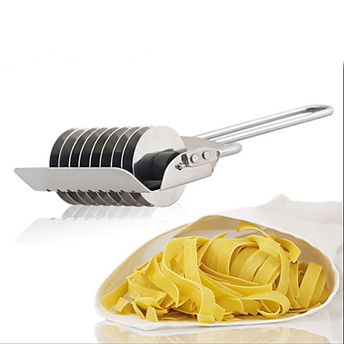 

Noodle Lattice Roller Docker Dough Cutter Pasta Stainless Steel Spaghetti Maker Garlic Press