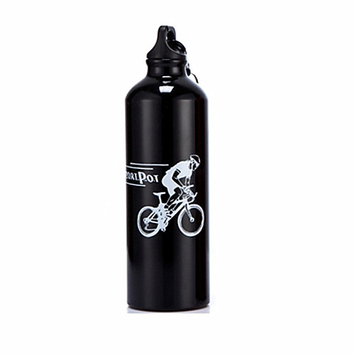 

Bike Sports Water Bottle Portable Non Toxic BPA Free Eco-Friendly For Cycling Bicycle Road Bike Mountain Bike MTB Fixed Gear Bike Aluminium Alloy Aluminium Black Silver Red 1 pcs