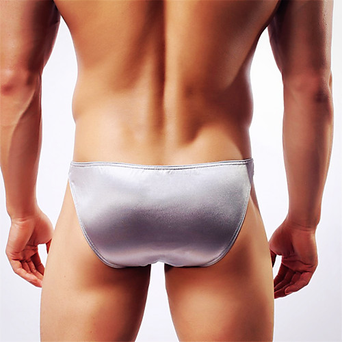 

Men's Sexy Briefs Underwear Solid Colored Low Waist Black Light Blue White L XL XXL