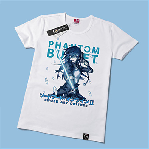 

Inspired by SAO Alicization Kirito Anime Cosplay Costumes Japanese Cosplay T-shirt Print Short Sleeve T-shirt For Men's Women's