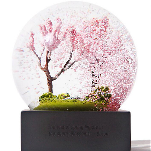 

Beautful 4 seasons snowflake globe decoration snow ball
