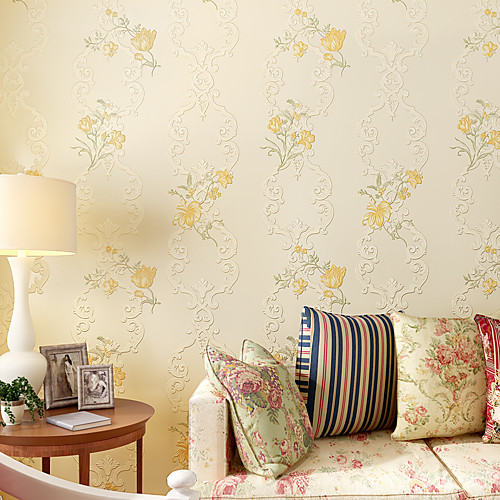 

Mural Non-woven Paper Wall Covering - Adhesive required Floral / Botanical