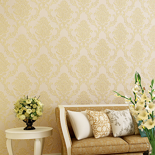 

Wallpaper Non-woven Paper Wall Covering Self-adhesive Damask 30045 cm