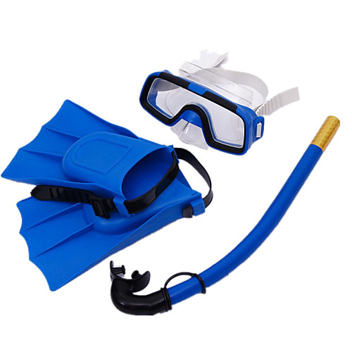 

Snorkeling Set Diving Package - Diving Mask Diving Fins Snorkel - Dry Top Short Blade Adjustable Strap Swimming Diving Silicone For Kids