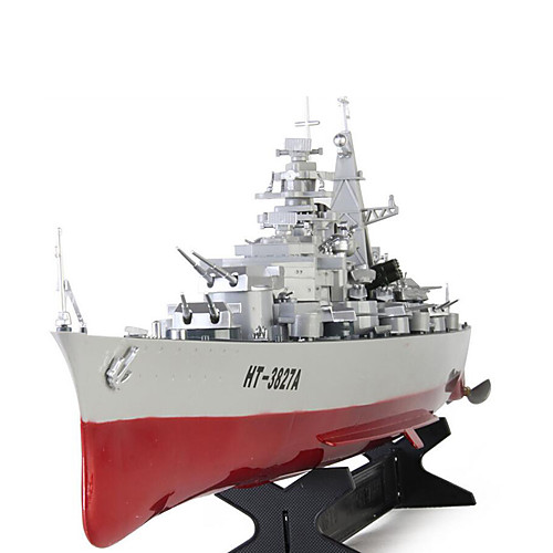 

RC Boat HT 3827A Warship / Remote Control Boat ABS 2 pcs Channels 20 km/h KM/H RTF Large Size