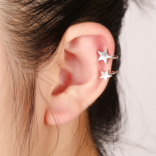 

Men's Women's Star Cheap Party Casual Fashion Earrings Jewelry Golden For Daily Casual