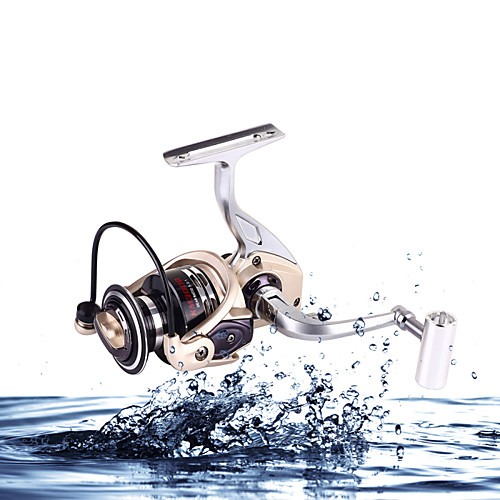 

Spinning Reel / Carp Fishing Reels 5.2:1 Gear Ratio12 Ball Bearings Hand Orientation Exchangable Sea Fishing / Bait Casting / Ice Fishing - KM2000,KM3000,KM4000,KM5000,KM6000,KM7000 / Bass Fishing