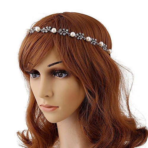 

Imitation Pearl / Alloy Headbands with 1 Wedding / Special Occasion Headpiece