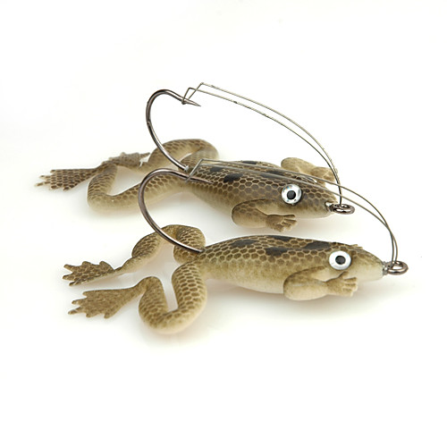 

4 pcs Fishing Lures Frog Floating Bass Trout Pike Sea Fishing Spinning Freshwater Fishing