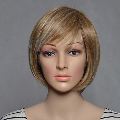 

Synthetic Wig Straight Straight Wig Blonde Short Blonde Synthetic Hair Women's Blonde