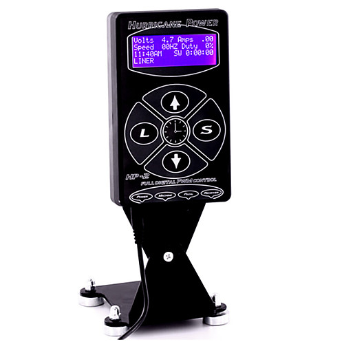 

Professional Tattoo Power Supply - 100-230V Voltage Adjustable / Professional / Easy to Setup Plastics for Tattoo Machine Power Tattoo Machine