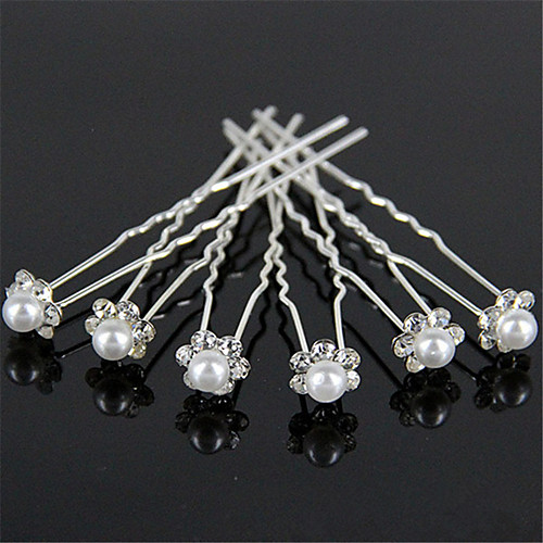 

Decorations / Pins / Barrettes Hair Accessories Rhinestones / Alloy Wigs Accessories Women's 6 pcs pcs 1-5cm cm Wedding / Party Classic Jewelry Cute / Handmade