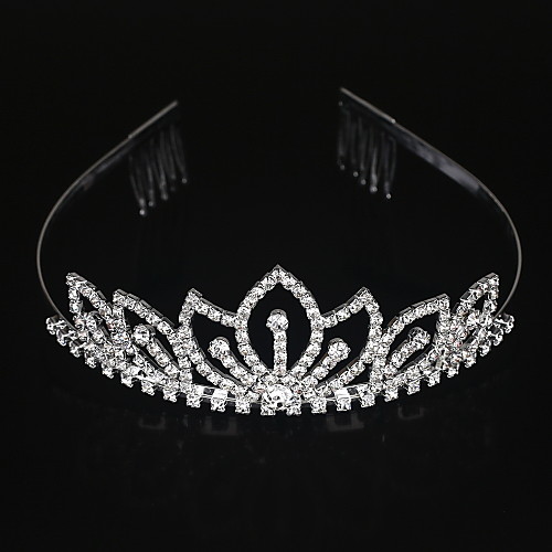 

Alloy Tiaras / Headwear with Floral 1pc Wedding / Special Occasion Headpiece