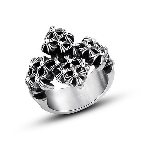

Band Ring Silver Titanium Steel Fashion 7 8 9 10 11