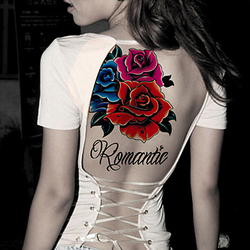 

2 pcs Temporary Tattoos Face / Body / Hand Paper Tattoo Stickers