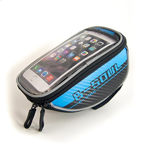 

B-SOUL 1.5L Cell Phone Bag Bike Frame Bag Top Tube Bike Handlebar Bag Touch Screen Multifunctional Reflective Bike Bag Oxford Bicycle Bag Cycle Bag iPhone X / iPhone XR / iPhone XS Cycling / Bike