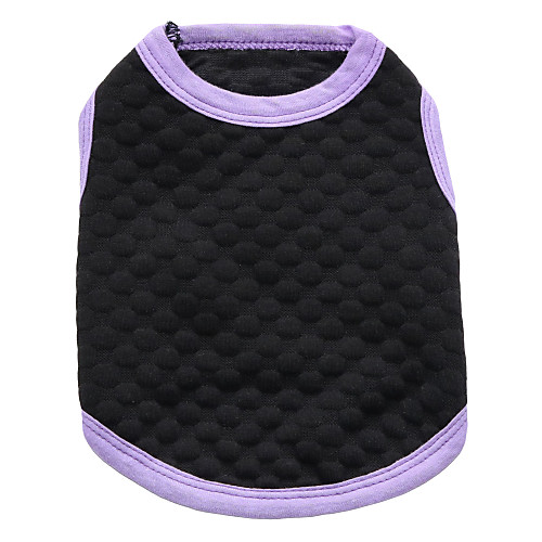 

Cat Dog Shirt / T-Shirt Puppy Clothes Solid Colored Fashion Dog Clothes Puppy Clothes Dog Outfits Breathable Black and Purple Black / Yellow Costume for Girl and Boy Dog Cotton XS S M L