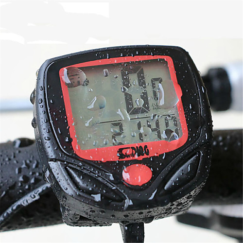 

Bike Computer / Bicycle Computer Waterproof LED Lights Wireless Night Vision Odo - Odometer For Road Bike Mountain Bike MTB Folding Bike Cycling Bicycle Synthetic Red 1 pcs