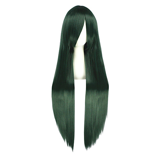 

Cosplay Wigs Kagerou Project Mio Akiyama Green Long Anime Cosplay Wigs 100 CM Heat Resistant Fiber Male / Female