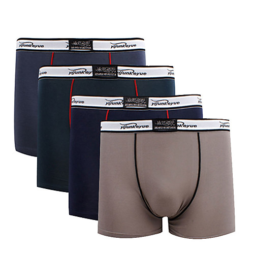 

Men's Shorties & Boyshorts Panties Solid Colored Natural / Mid Rise Rainbow