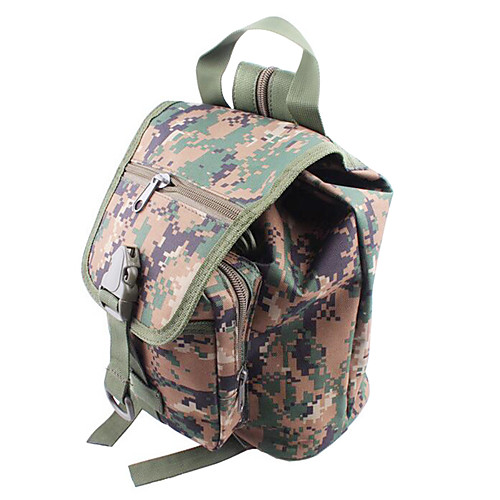 

6 L Shoulder Messenger Bag Commuter Backpack Multifunctional Outdoor Camping / Hiking Oxford Digital Jungle