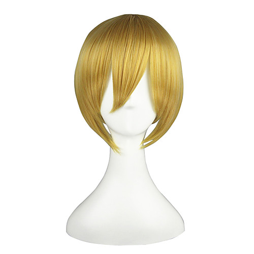 

Vocaloid Kagamine Len Cosplay Wigs Men's Women's 14 inch Heat Resistant Fiber Anime Wig