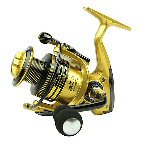 

Fishing Reel Spinning Reel 5.5/1 Gear Ratio 131 Ball Bearings for Bait Casting / General Fishing