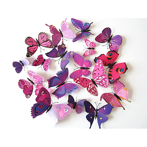 

3D Wall Stickers Animal Wall Stickers Decorative Wall Stickers, Vinyl Home Decoration Wall Decal Wall Decoration / Removable / Re-Positionable