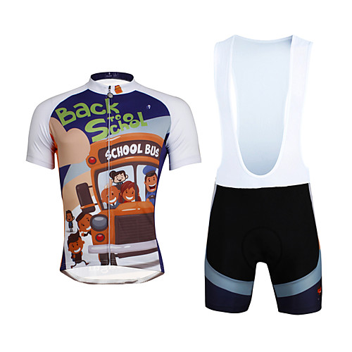 

ILPALADINO Men's Short Sleeve Cycling Jersey with Bib Shorts Black Bike Shorts Bib Shorts Jersey Breathable 3D Pad Quick Dry Ultraviolet Resistant Reflective Strips Sports Lycra Fashion Clothing