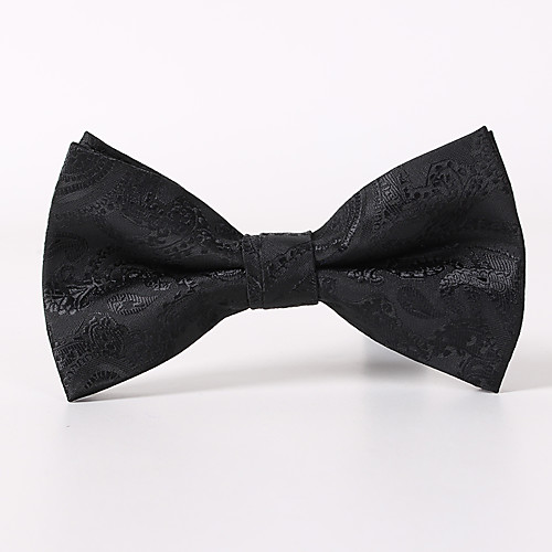 

Black Paisley Bow Tie Butterfly