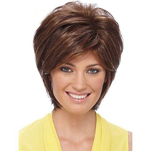 

Human Hair Wig Wavy Wavy Light Brown