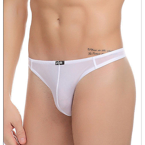 

Men's Briefs Underwear Solid Colored Low Waist White Black Yellow M L XL