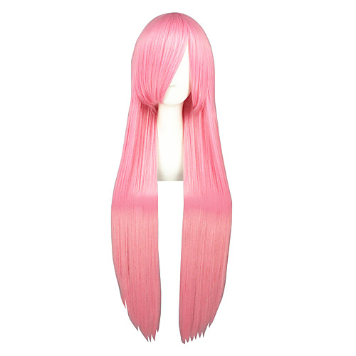 

Cosplay Wigs Kuroko no Basket Amu Hinamori Pink Long Anime Cosplay Wigs 100 CM Heat Resistant Fiber Male / Female