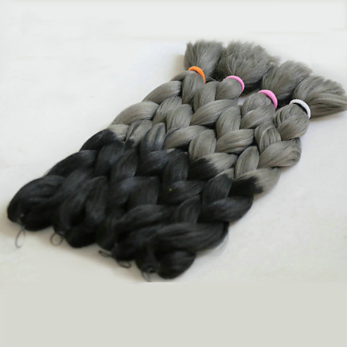 

Braiding Hair Box Braids Jumbo Hair Accessory Human Hair Extensions 100% kanekalon hair Kanekalon Hair Braids Ombre Daily
