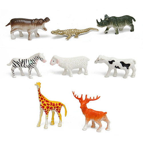 

68 pcs Display Model Animals Cool Novelty Simulation Plastic Imaginative Play, Stocking, Great Birthday Gifts Party Favor Supplies Girls'