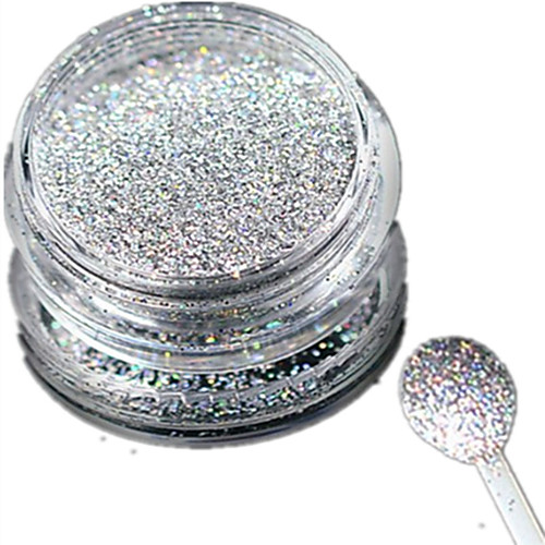 

1 1pc Glitter Powder Sparkle & Shine Laser Holographic Acrylic Powder Glitter Powder for