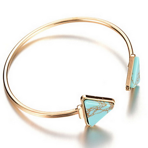

Women's Cuff Bracelet Ladies Bohemian Fashion Boho Alloy Bracelet Jewelry Green For Christmas Gifts Daily Casual