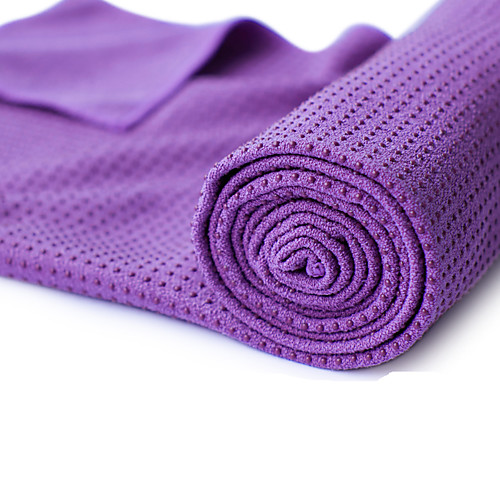 

Yoga Towel Odor Free Eco-friendly Non Slip Non Toxic Quick Dry Super Soft Sweat Absorbent Microfiber for Yoga Pilates Bikram 180.060.00.5 cm Purple Orange Green