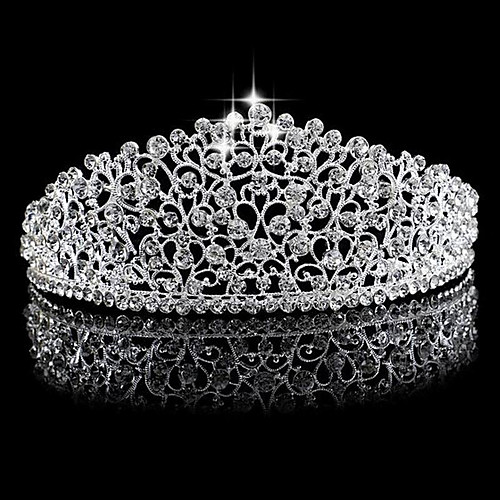 

Rhinestone / Alloy Tiaras with 1 Wedding Headpiece