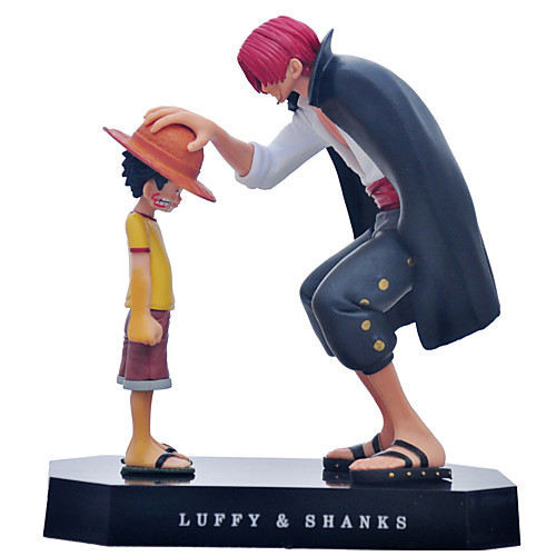 

Anime Action Figures Inspired by One Piece Monkey D. Luffy PVC(PolyVinyl Chloride) CM Model Toys Doll Toy Men's