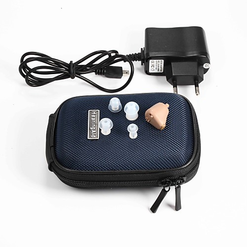 

Small Convenient Adjustable Tone Rechargeable Hearing Aid Aids in Ear Ear Plug Sound Enhancement Deaf Aid