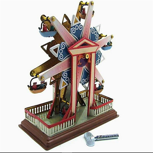 

Wind-up Toy Stress Reliever Retro Novelty Windmill Famous buildings Metalic Iron Vintage Retro 1 pcs Adults' Toy Gift