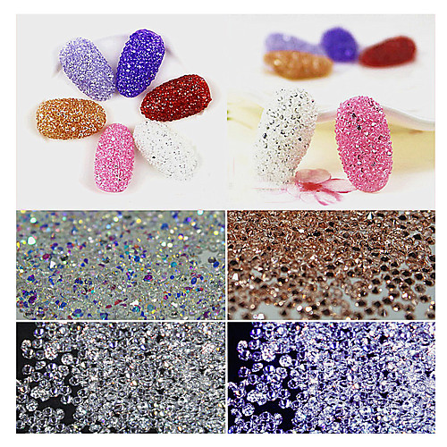 

300pcs mantianxing nail stick drill bottom transparent color vvs vs zircon crystal glass micro drill