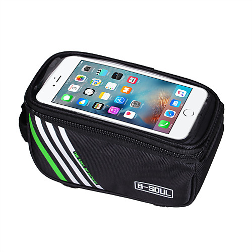 

B-SOUL 1.5L Cell Phone Bag Bike Frame Bag Top Tube Touch Screen Shockproof Phone Holder Bike Bag Nylon Bicycle Bag Cycle Bag iPhone X / iPhone XR / iPhone XS Cycling / Bike / iPhone XS Max