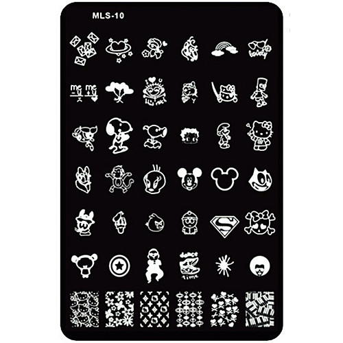 

lovely nail art stamping image plate nail art template nail stencil