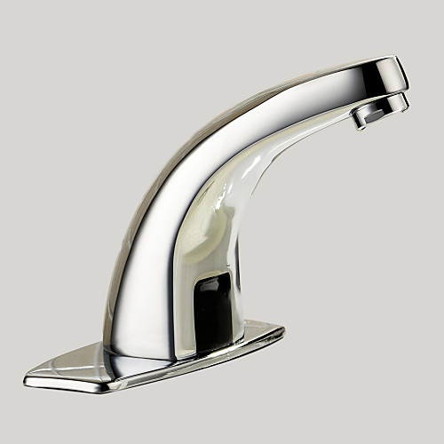 

Bathroom Sink Faucet - Touchless Chrome Centerset One Hole / Hands free One HoleBath Taps